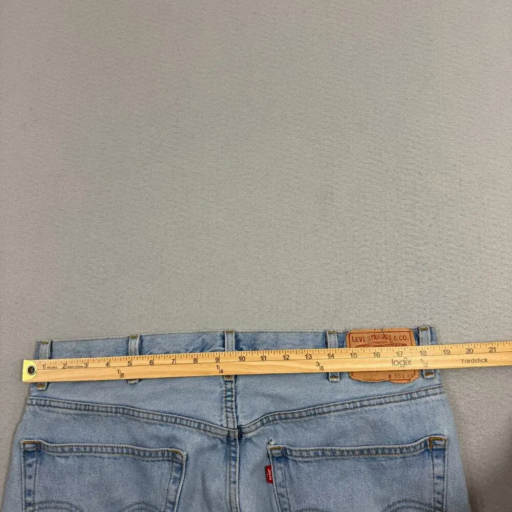 Vintage Levis 505 Regular Fit Jeans Men 38x34 (Fits 36x33) Blue y2k 2006 Western
